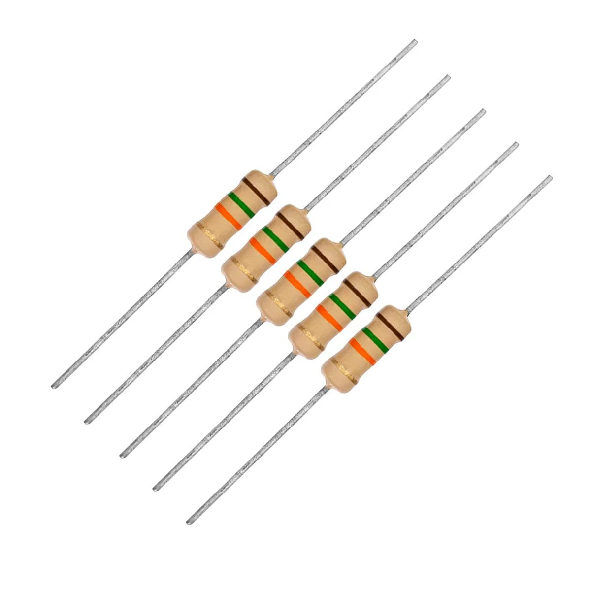 15k 1W 5% Carbon Film Resistor (Set of 5)