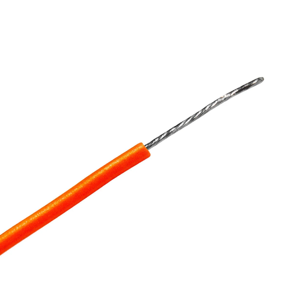 20-Ga Topcoat Orange PVC Coated Wire