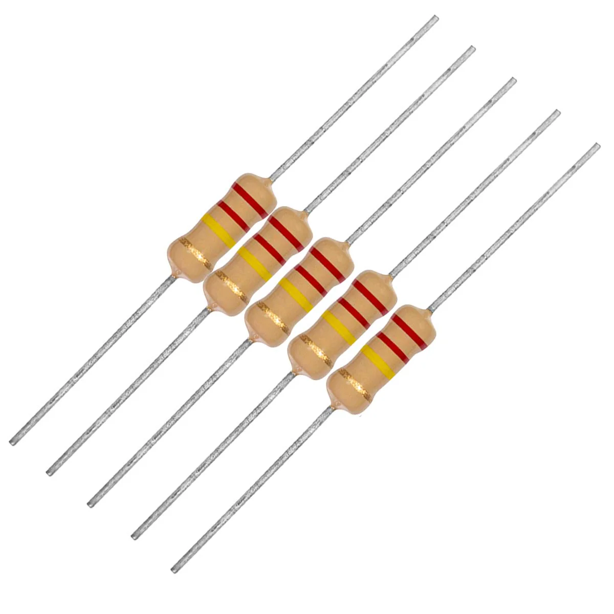 220k 1W 5% Carbon Film Resistor (Set of 5)