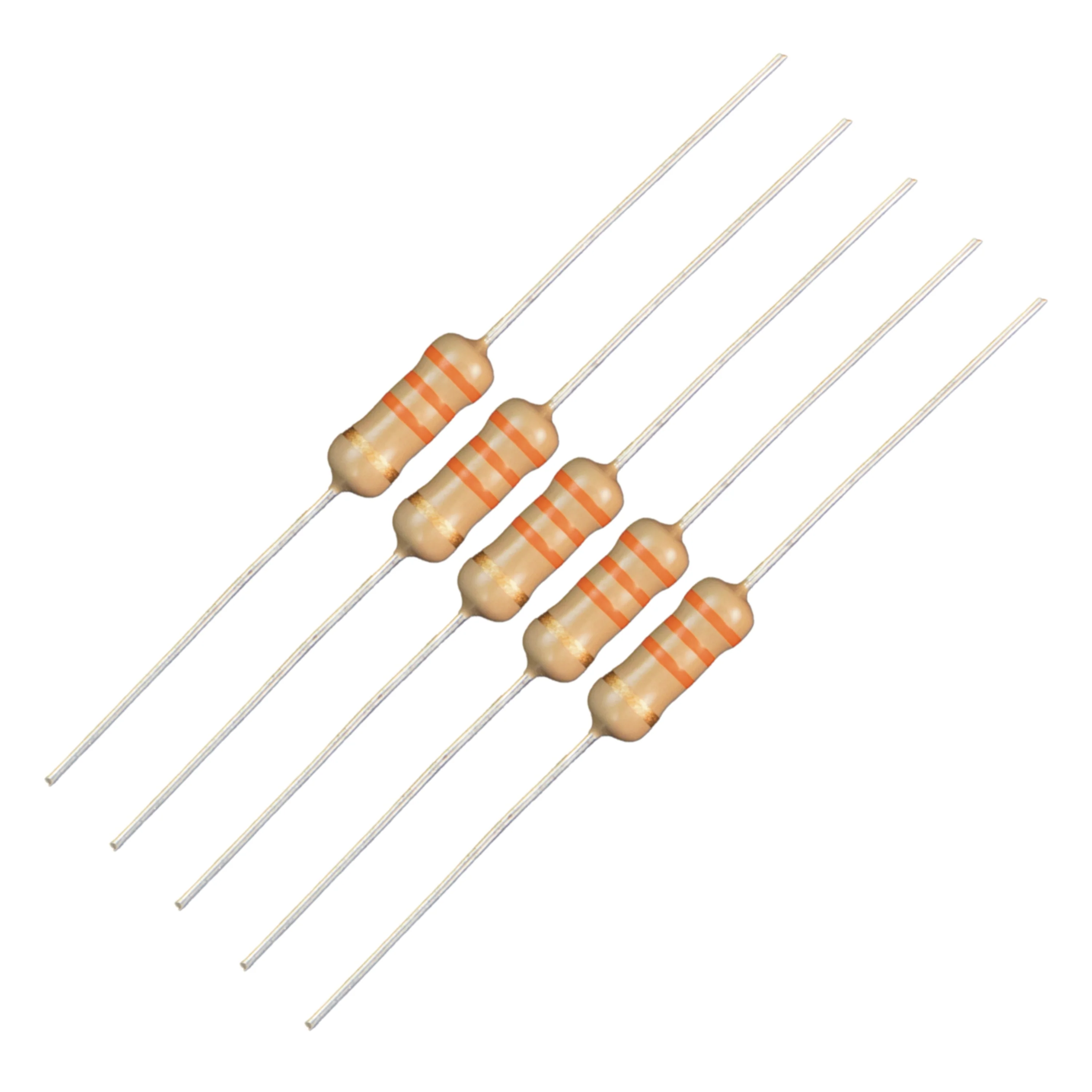 33k 1W 5% Carbon Film Resistor (Set of 5)