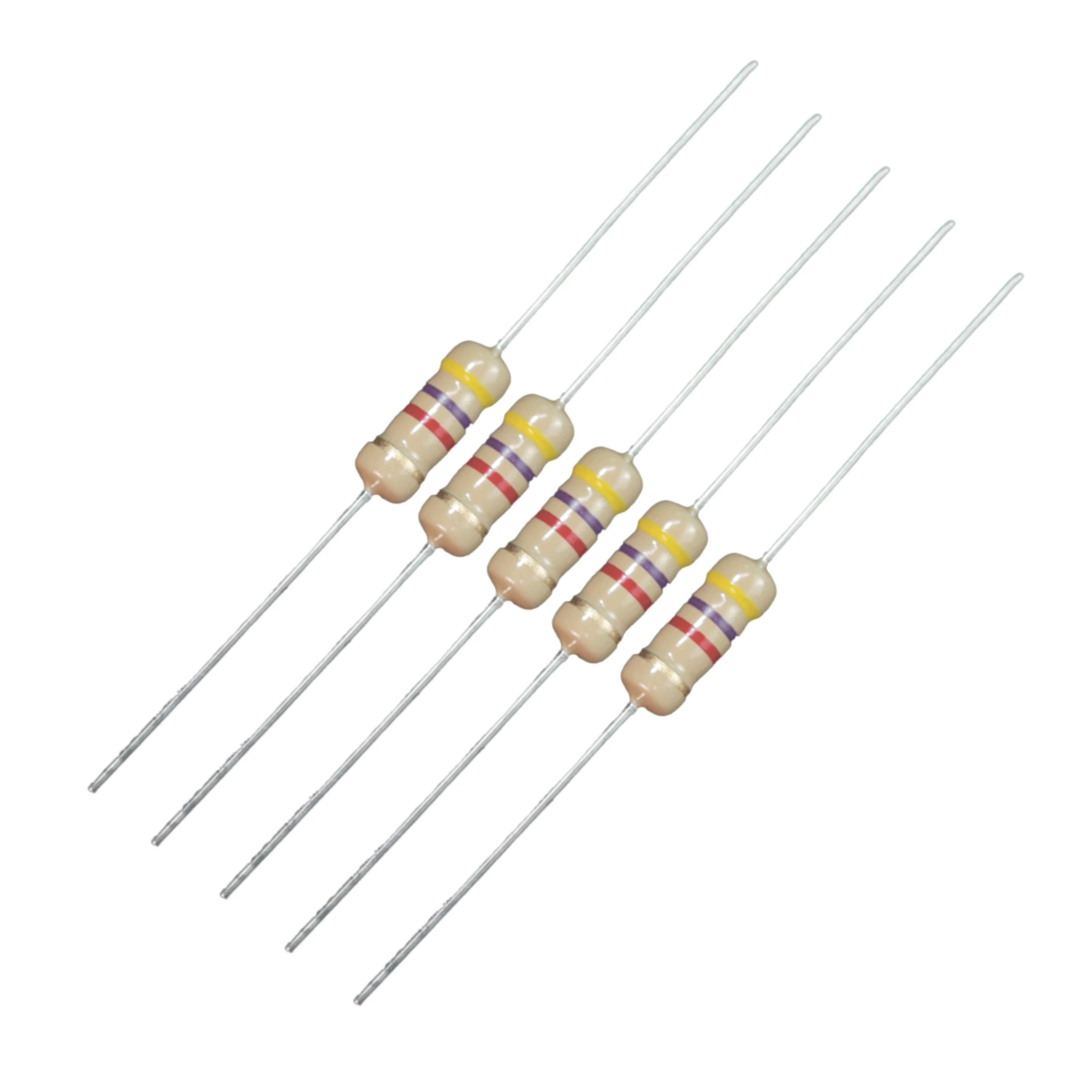 4.7k 1W 5% Carbon Film Resistor (Set of 5)