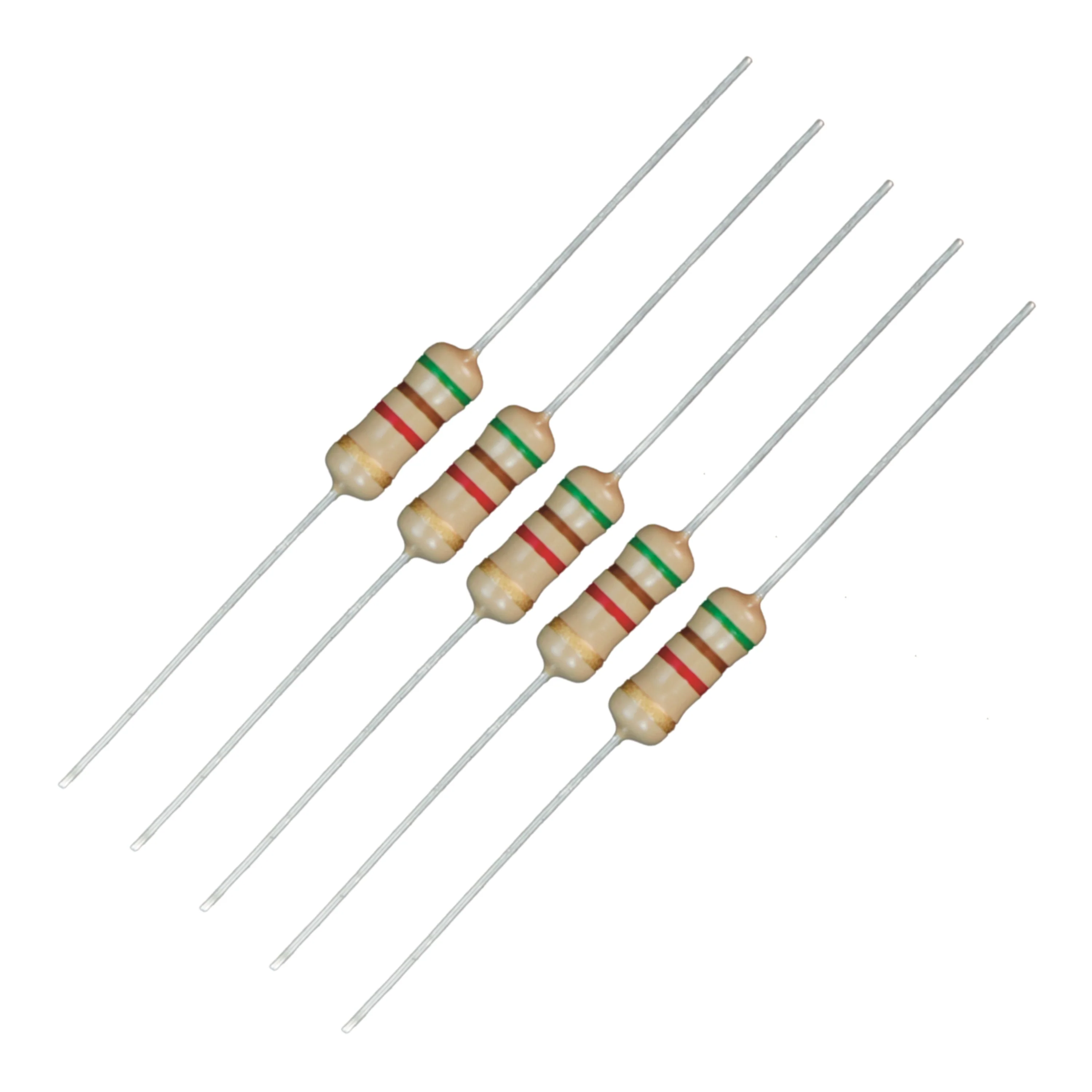 5.1k 1W 5% Carbon Film Resistor (Set of 5)