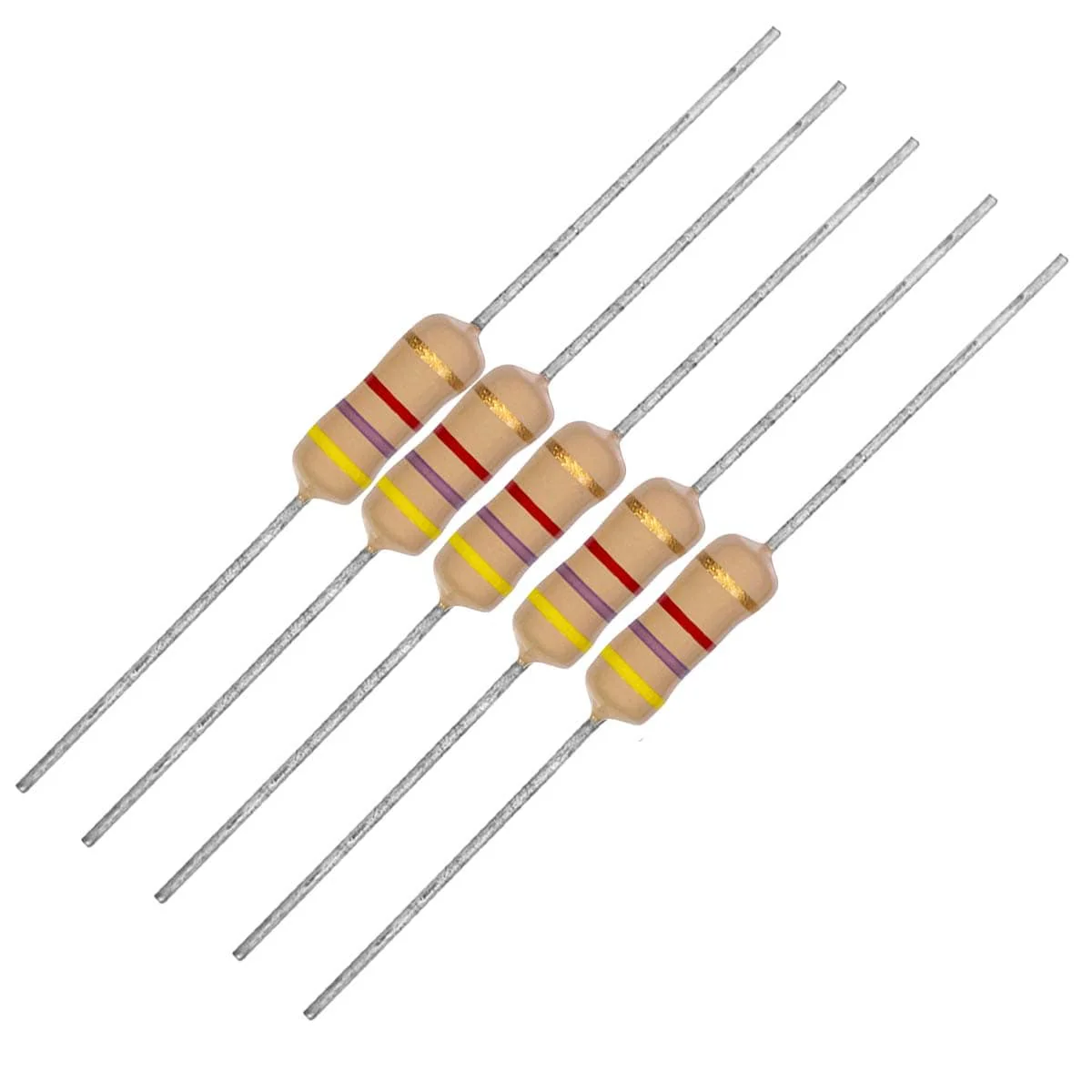 8.2k 1W 5% Carbon Film Resistor (Set of 5)