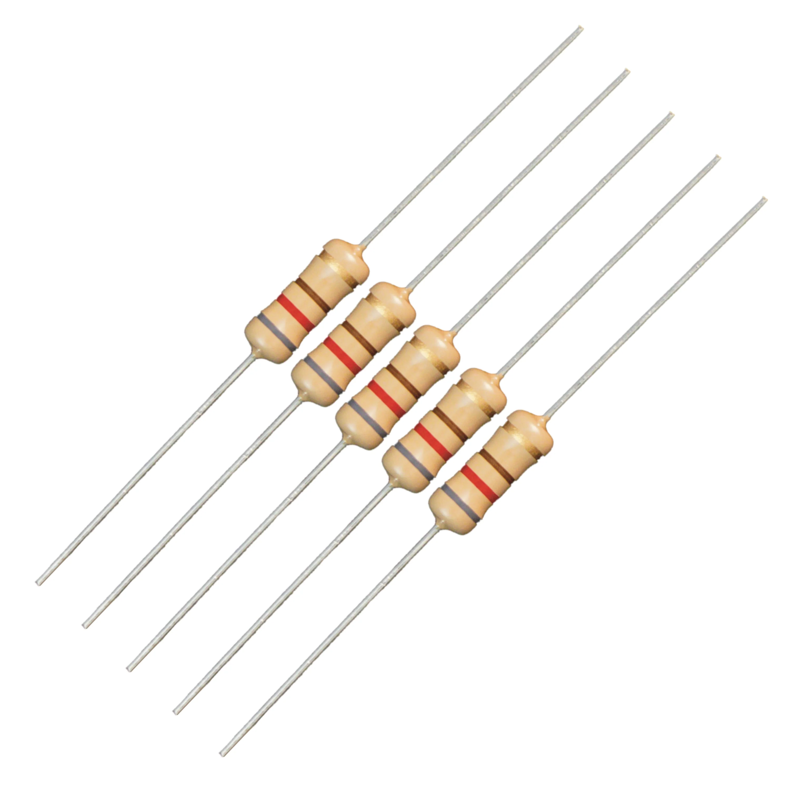 820 Ohm 1W 5% Carbon Film Resistor (Set of 5)