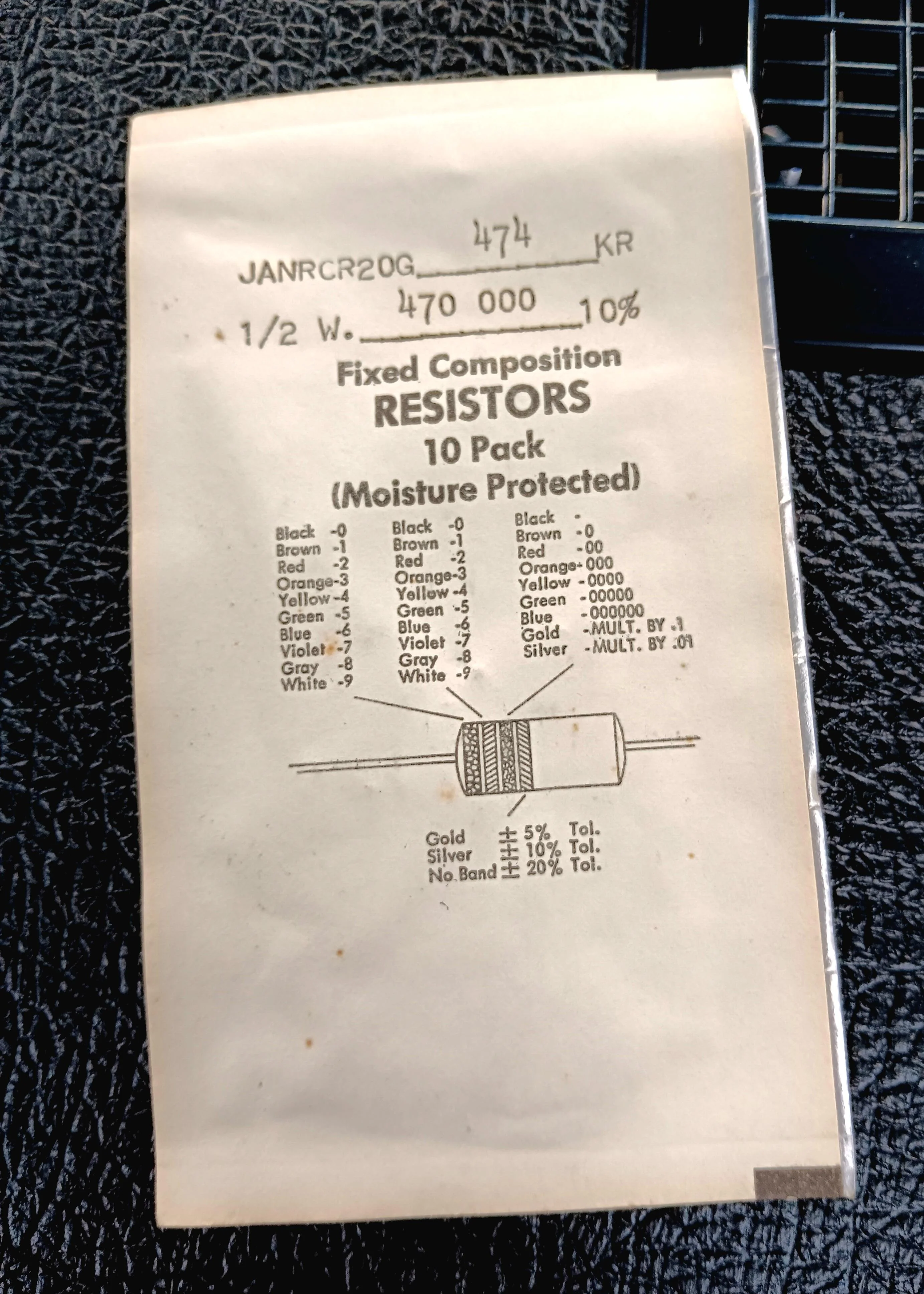 Allen-Bradley 8.2k Ohms 1/2W NOS Carbon Composition Resistor Pack of 10