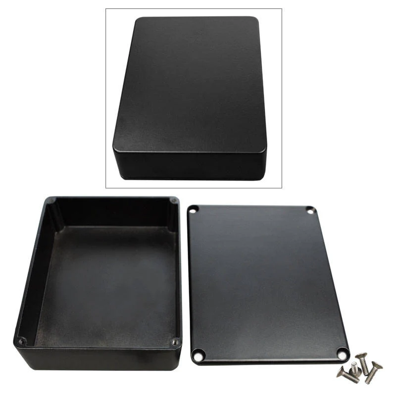 Aluminum Black Pedal Box Undrilled