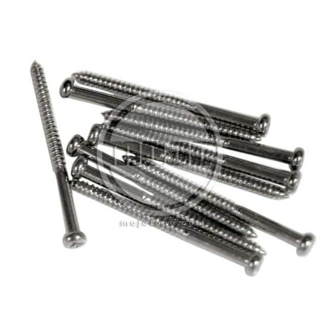 Bass Pickup Mounting Screws Nickel (Set of 10)