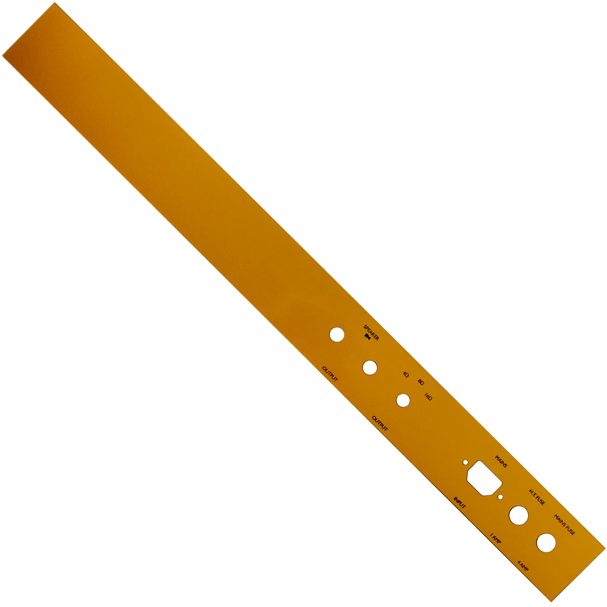 British 100W Backplate