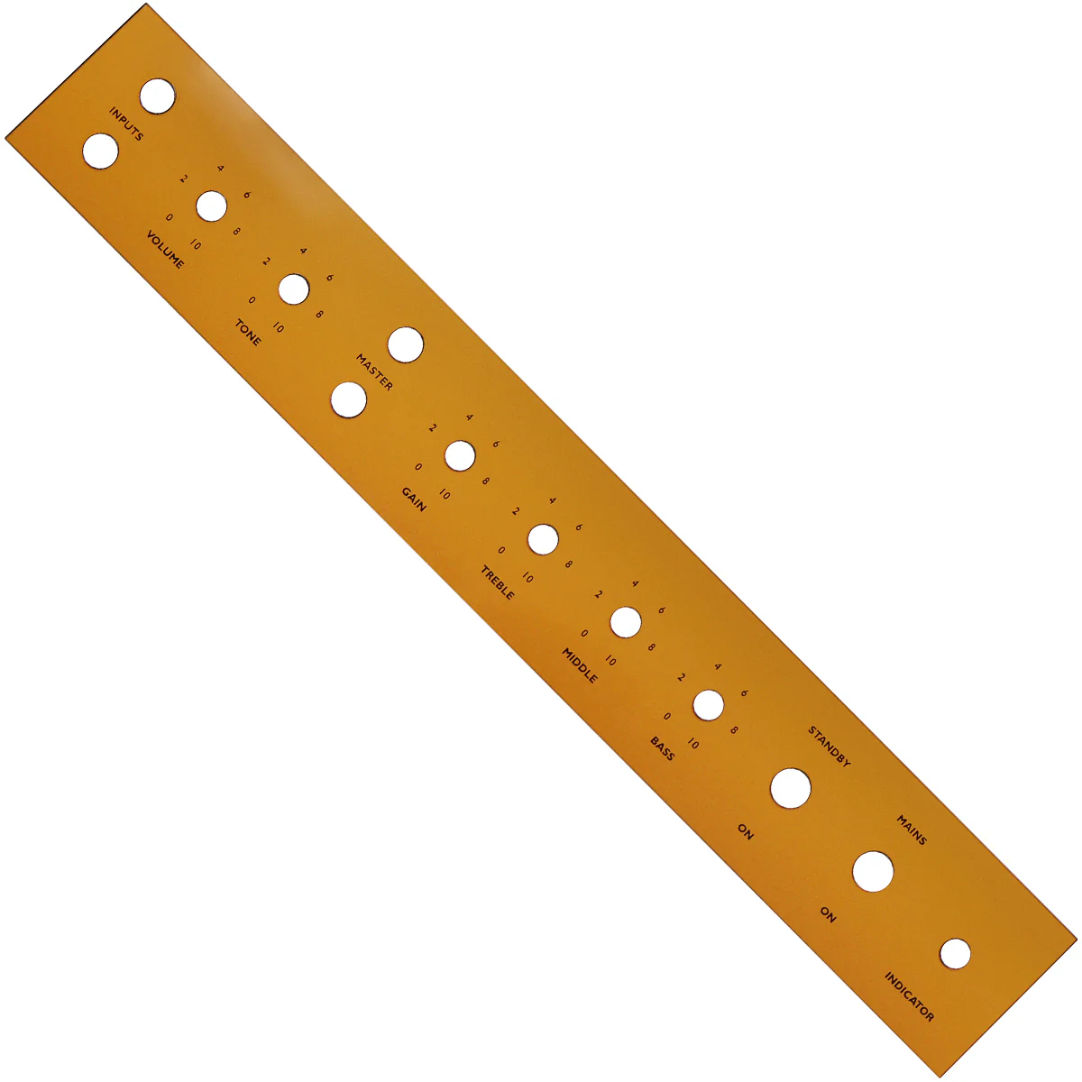 British 18W TMB Faceplate Flipped