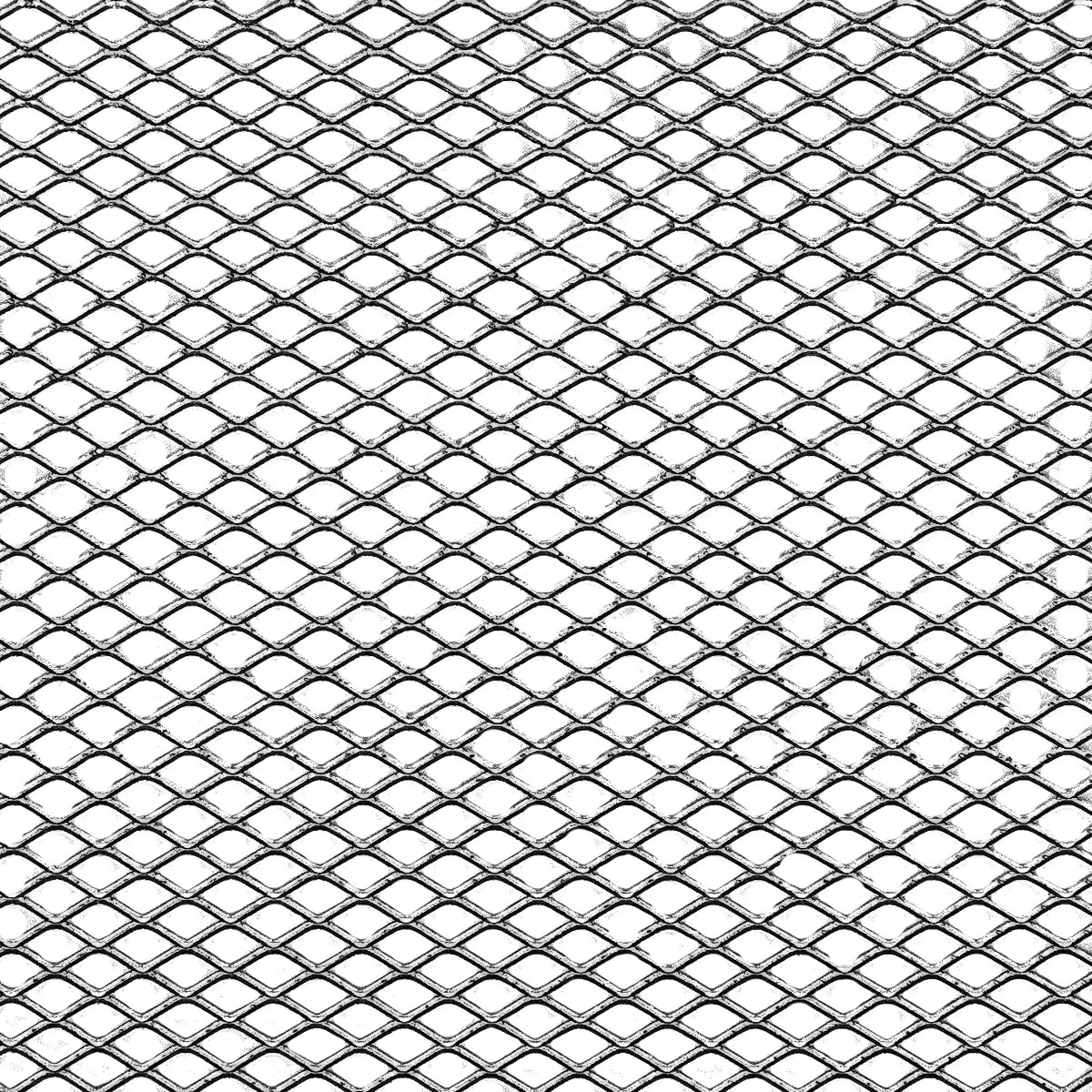 British Style Silver Metal Mesh for Backpanels (DIY Trim to Fit) - Image 2