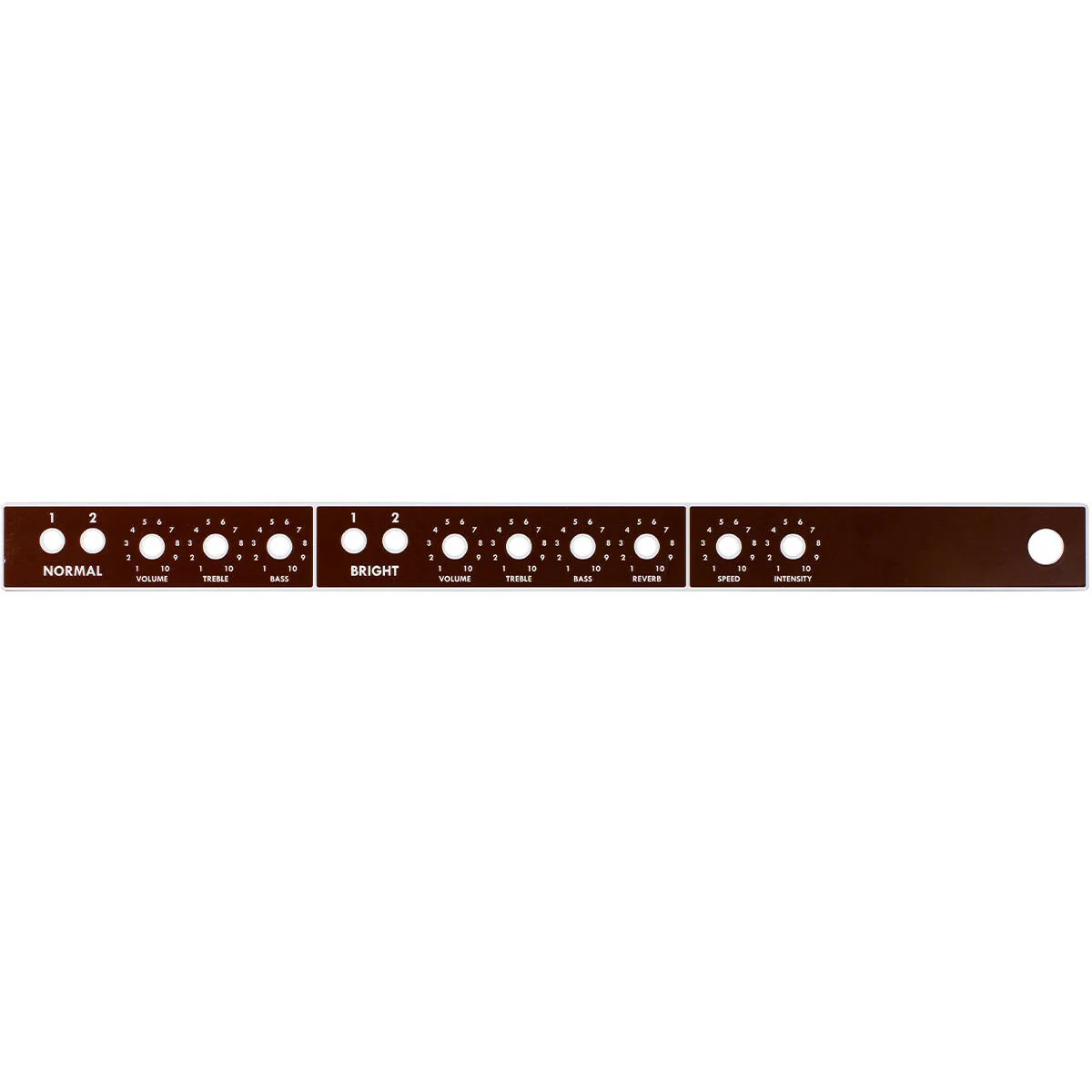 Brown Vibroverb 6G16 Faceplate