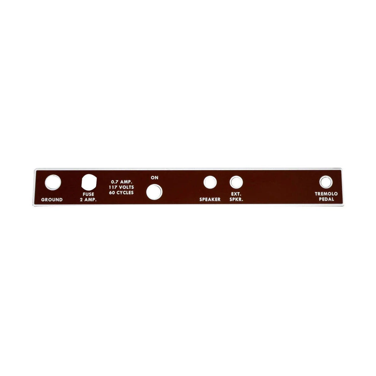 Brownface Princeton Style Backplate