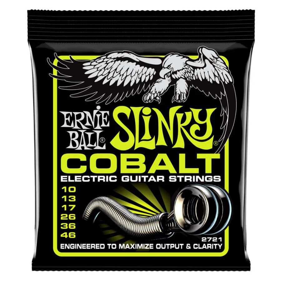 Ernie Ball Regular Slinky Cobalt Electric Guitar Strings - 10-46
