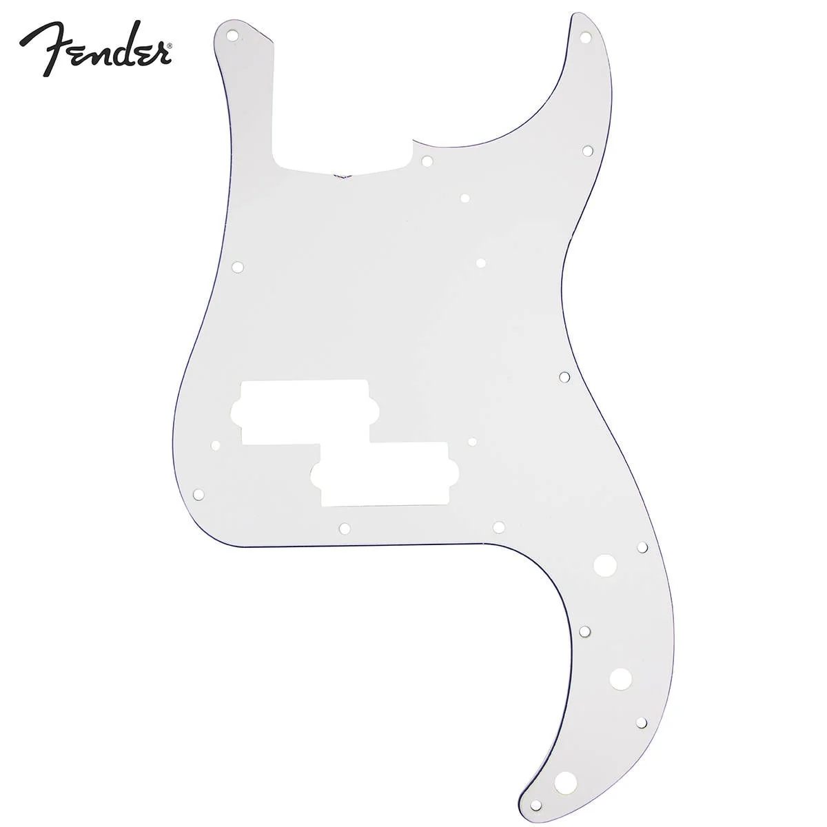 Fender '62 Reissue P-Bass Guitar Pickguard White 3 Ply