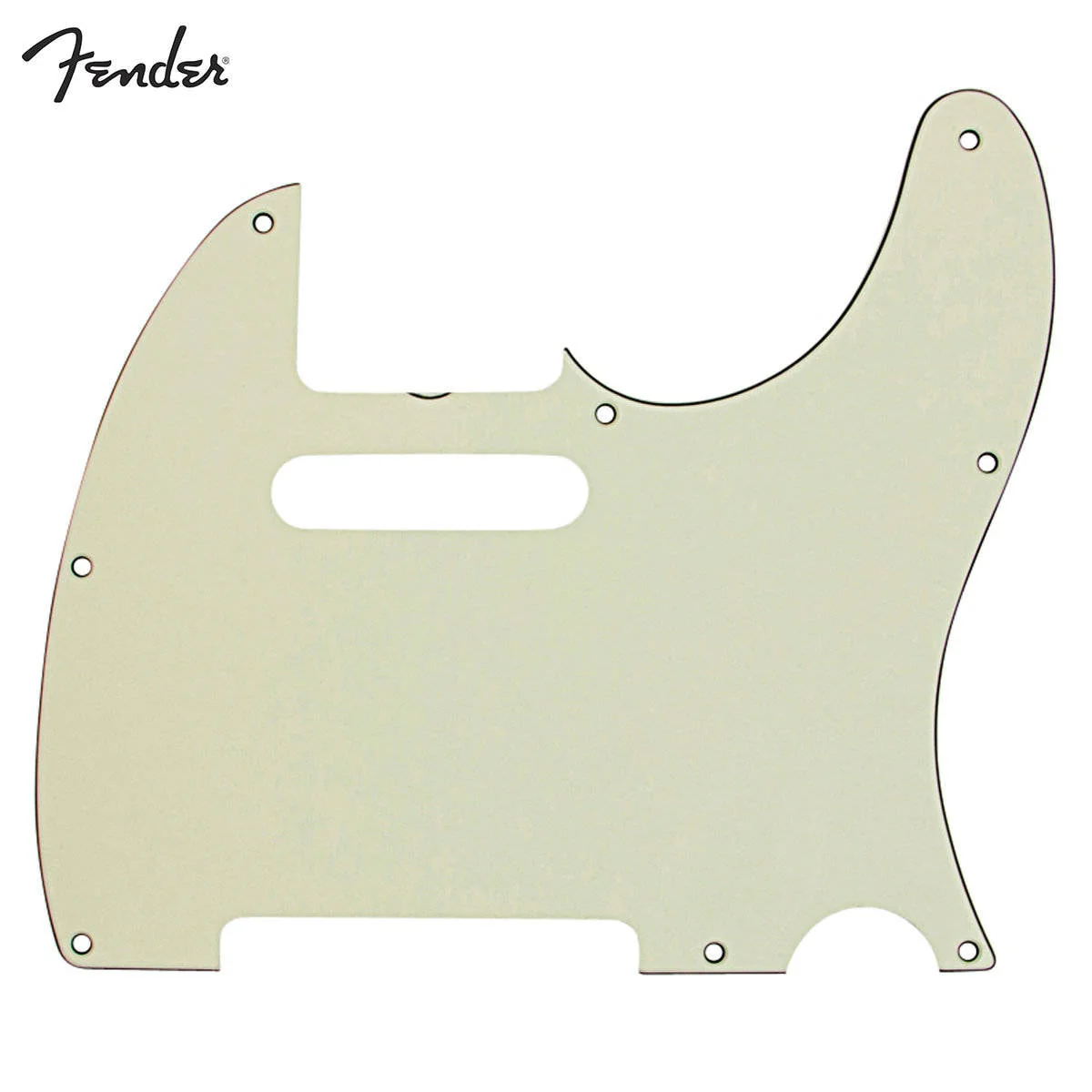 Fender 62' Telecaster Guitar Pickguard Mint Green 8 Hole 3 Ply S/S