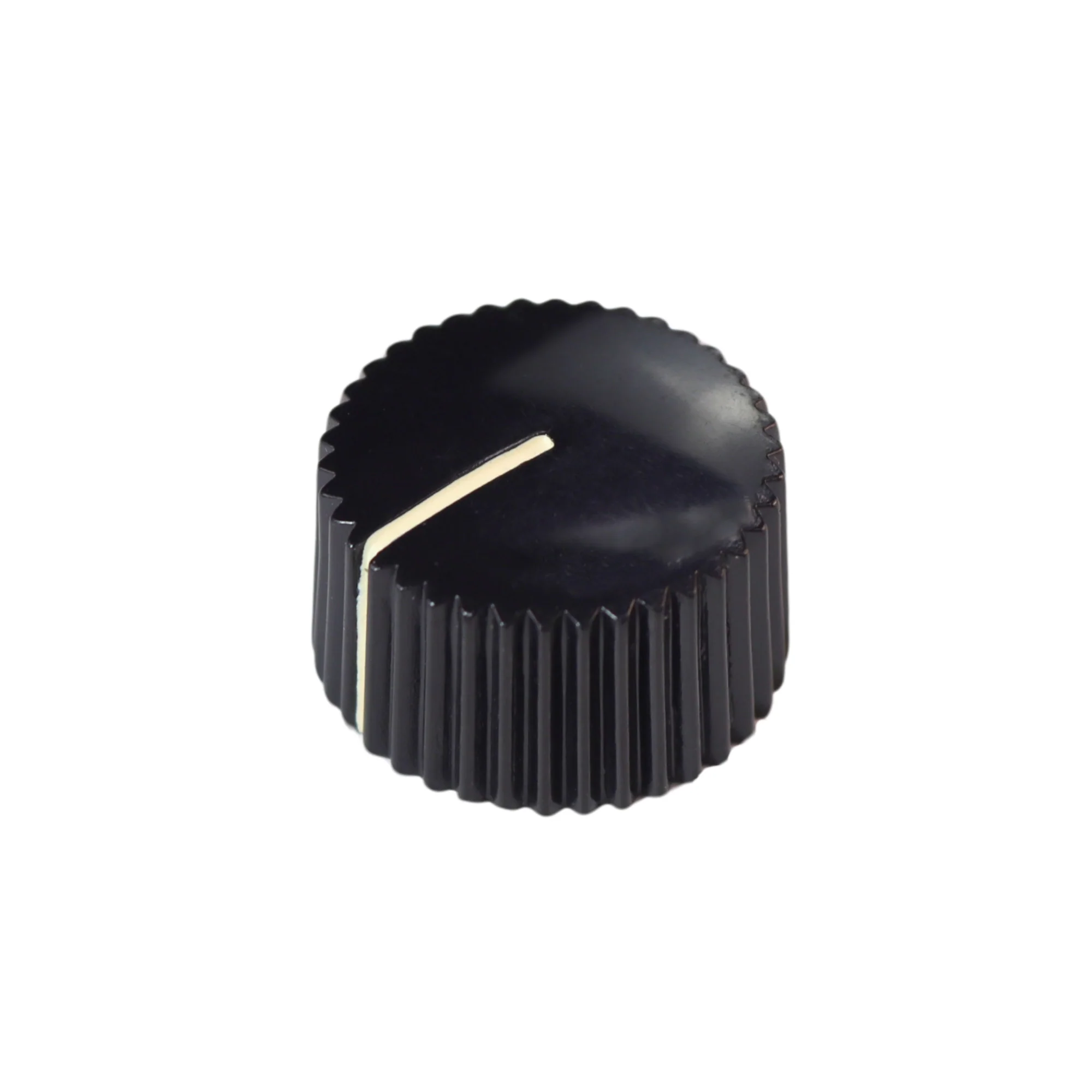 Fender Style Black Barrel Knob