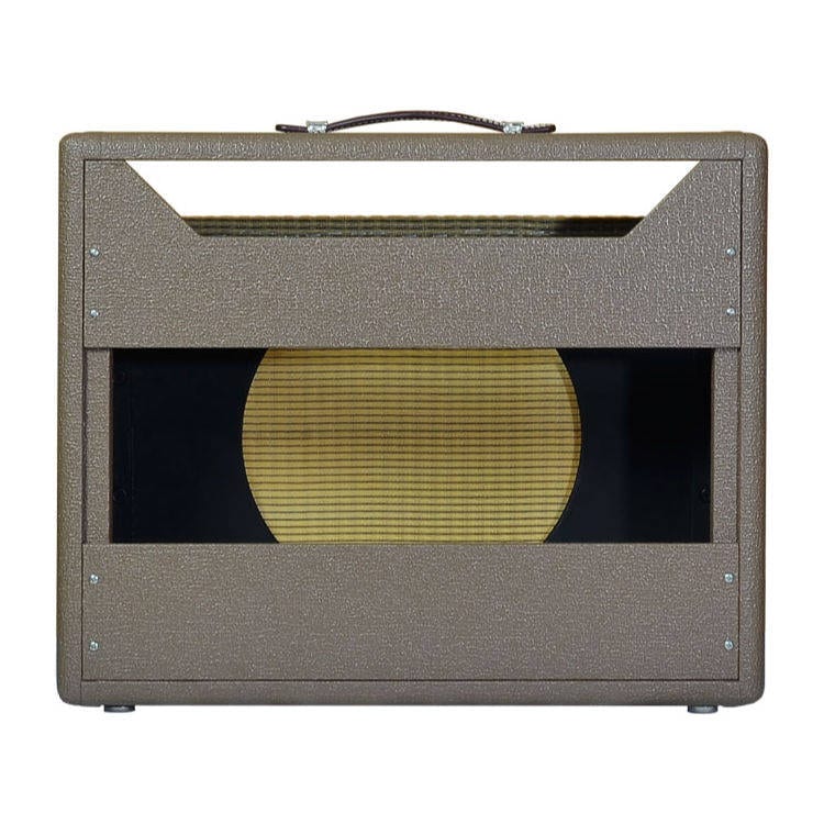 1961 Brown Faceplate Ivy League 6G2 12W 1x10 Combo Guitar Amp Cabinet - Image 3
