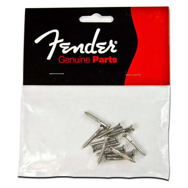Fender Slotted Bridge Mount Screws Nickel