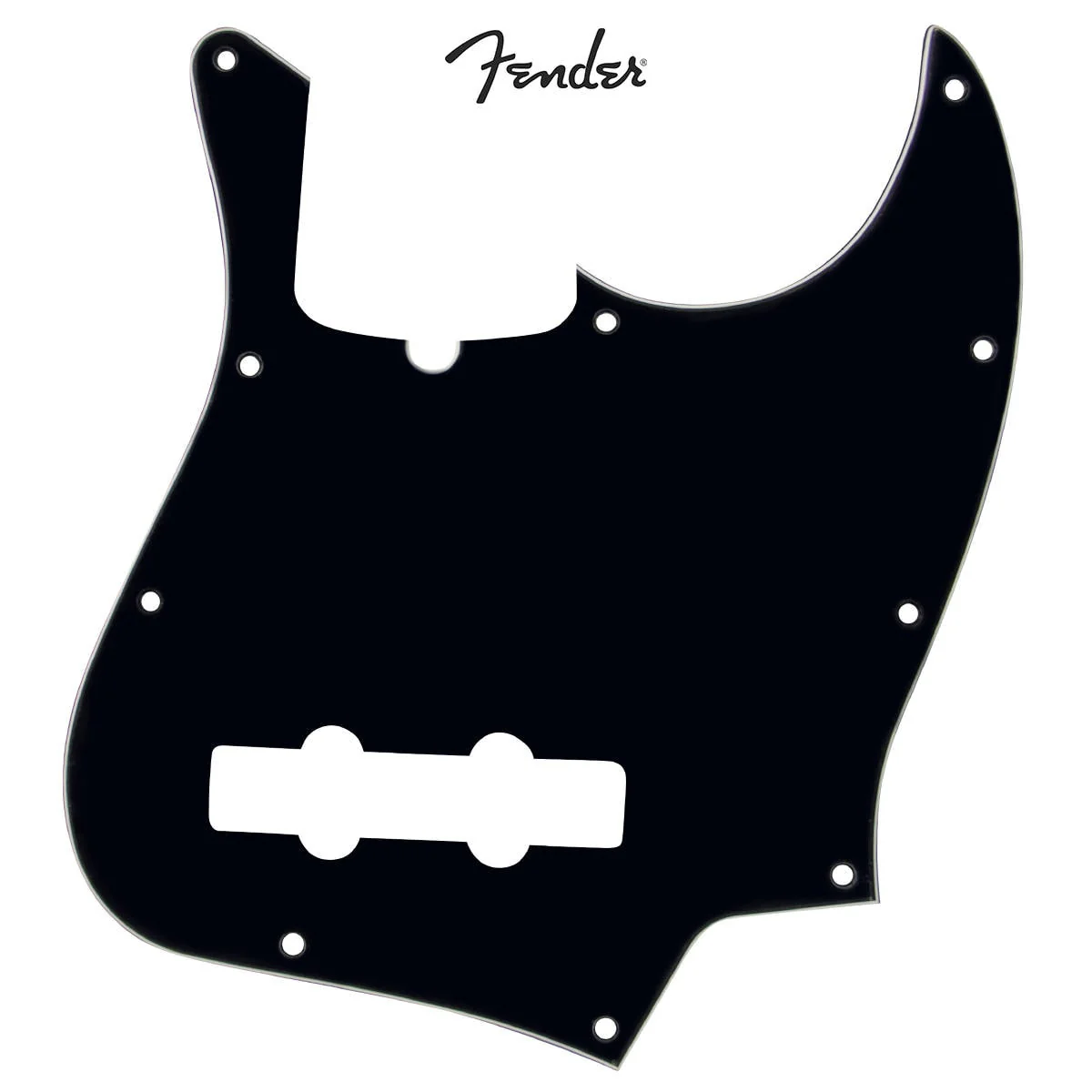 Fender Standard Jazz Bass Guitar Pickguard Black 3 Ply