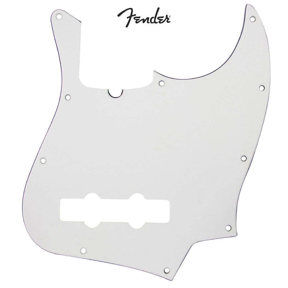 Fender Standard Jazz Bass Guitar Pickguard White 3 Ply