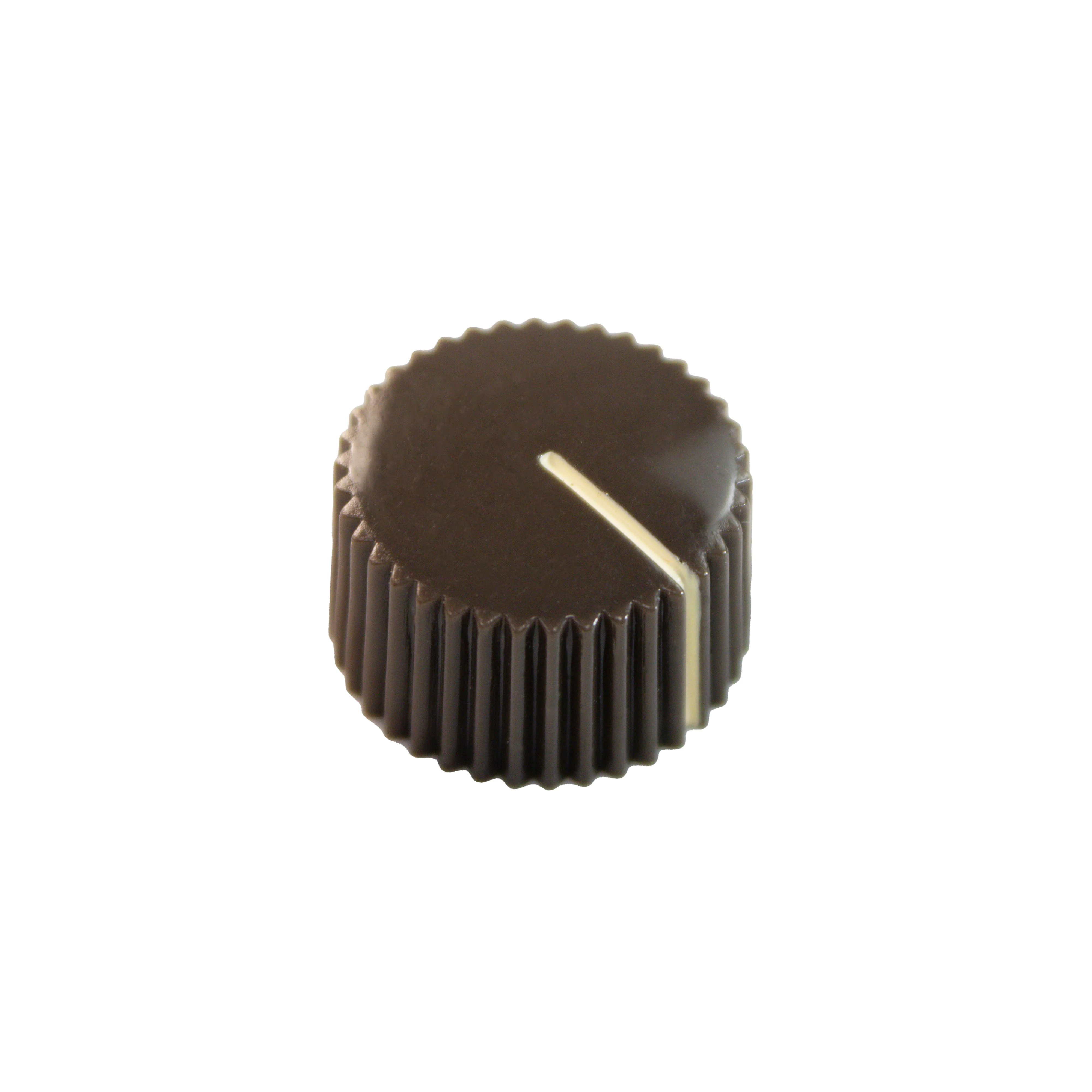 Fender Style Brown Barrel Knob
