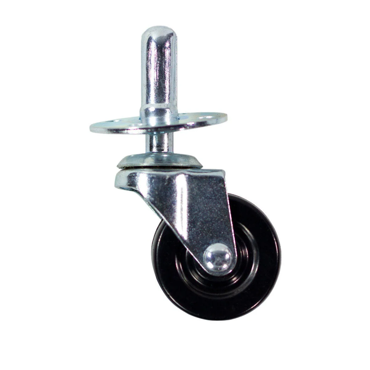 Fender Style Casters and Socket with 2" Wheel (Set of 4)