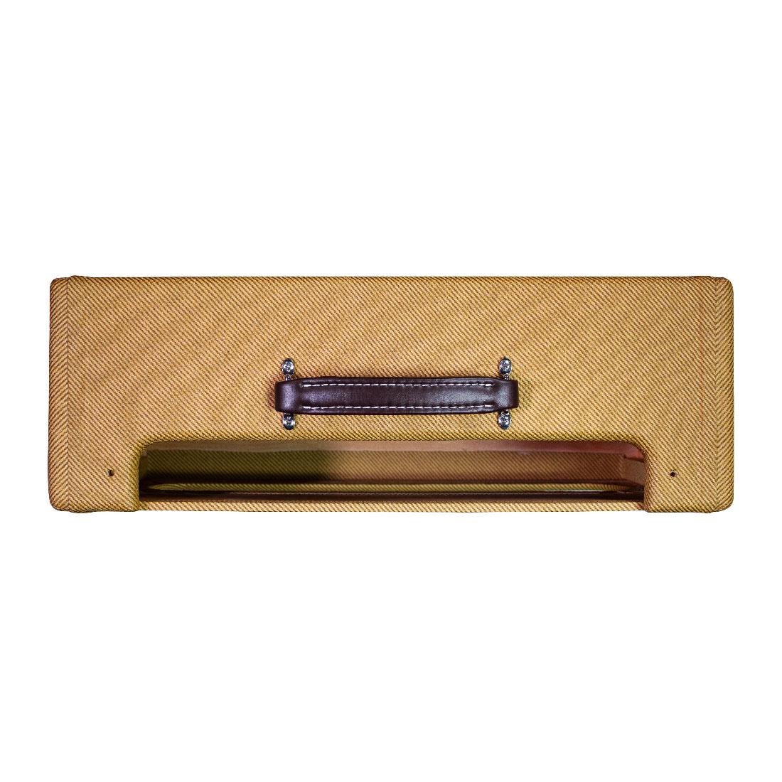 1959 Tweed 4x10 Bassford 5F6-A 45W Head Guitar Amp Cabinet with Lacquered Finish - Image 3