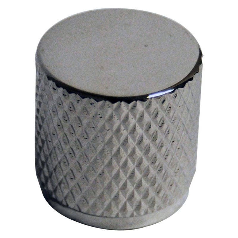 Flat Top Knurled Knob (Nickel)