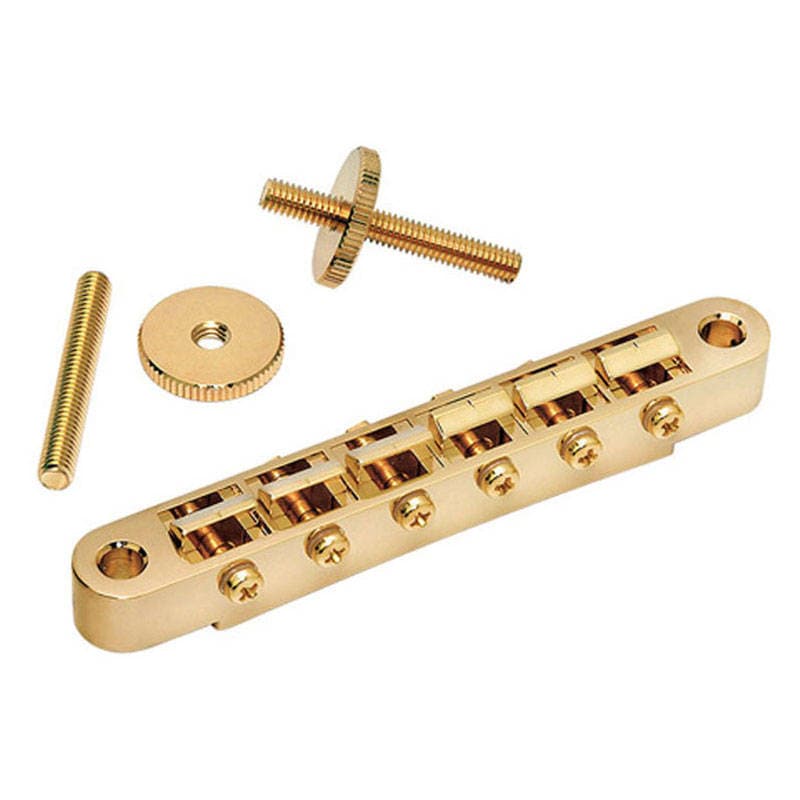 Gotoh ABR-1 Style Tune-o-matic Bridge GE104B Post Mount (Gold)