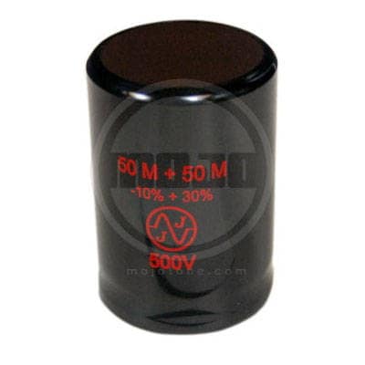 JJ Electronic 50uF + 50uF 500V Can Capacitor
