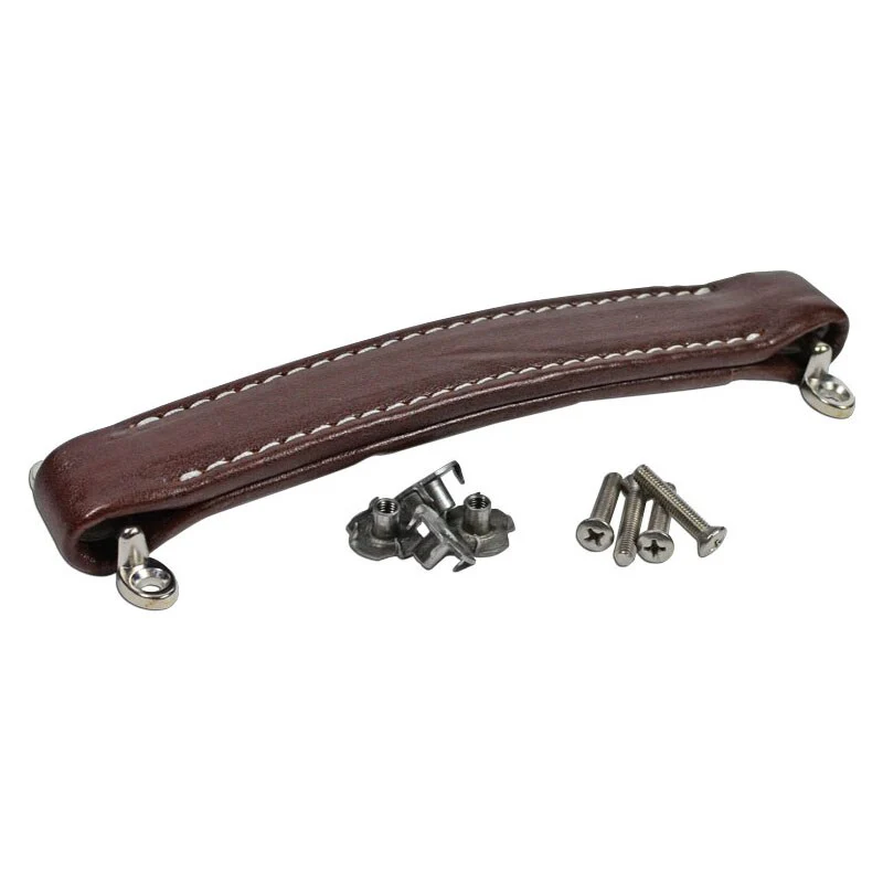 Large Brown Leather Handle (Includes Hardware)