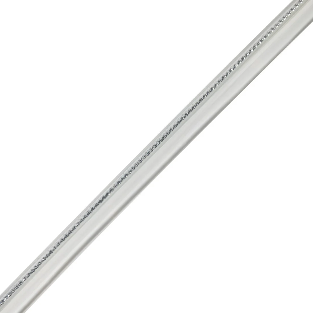 Large Silver Piping 3/8''(H) x 3/16'' Bead with Lip