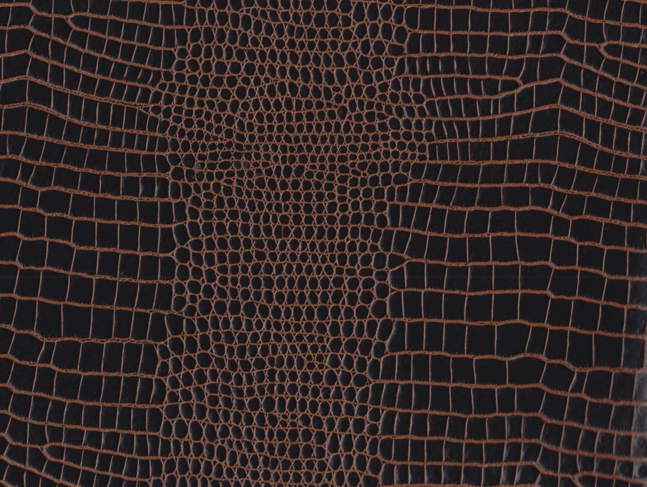 Mojotone Black & Brown Gator Vinyl Tolex - 54" Width