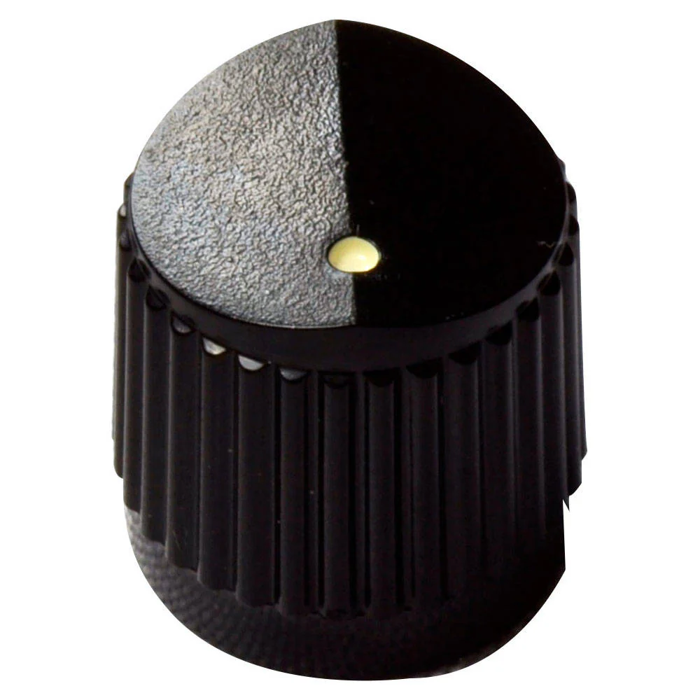 Mojotone Black Plastic Push On Cupcake Knob