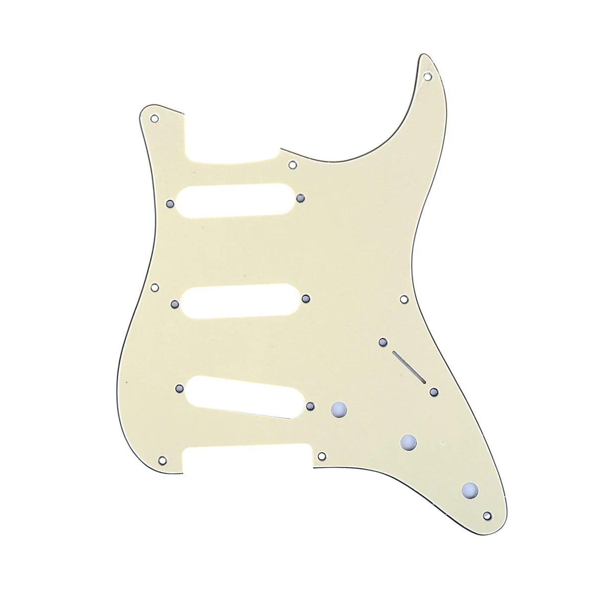 Mojotone Electric Guitar Pickguard for '57 Stratocaster Cream 3 Ply