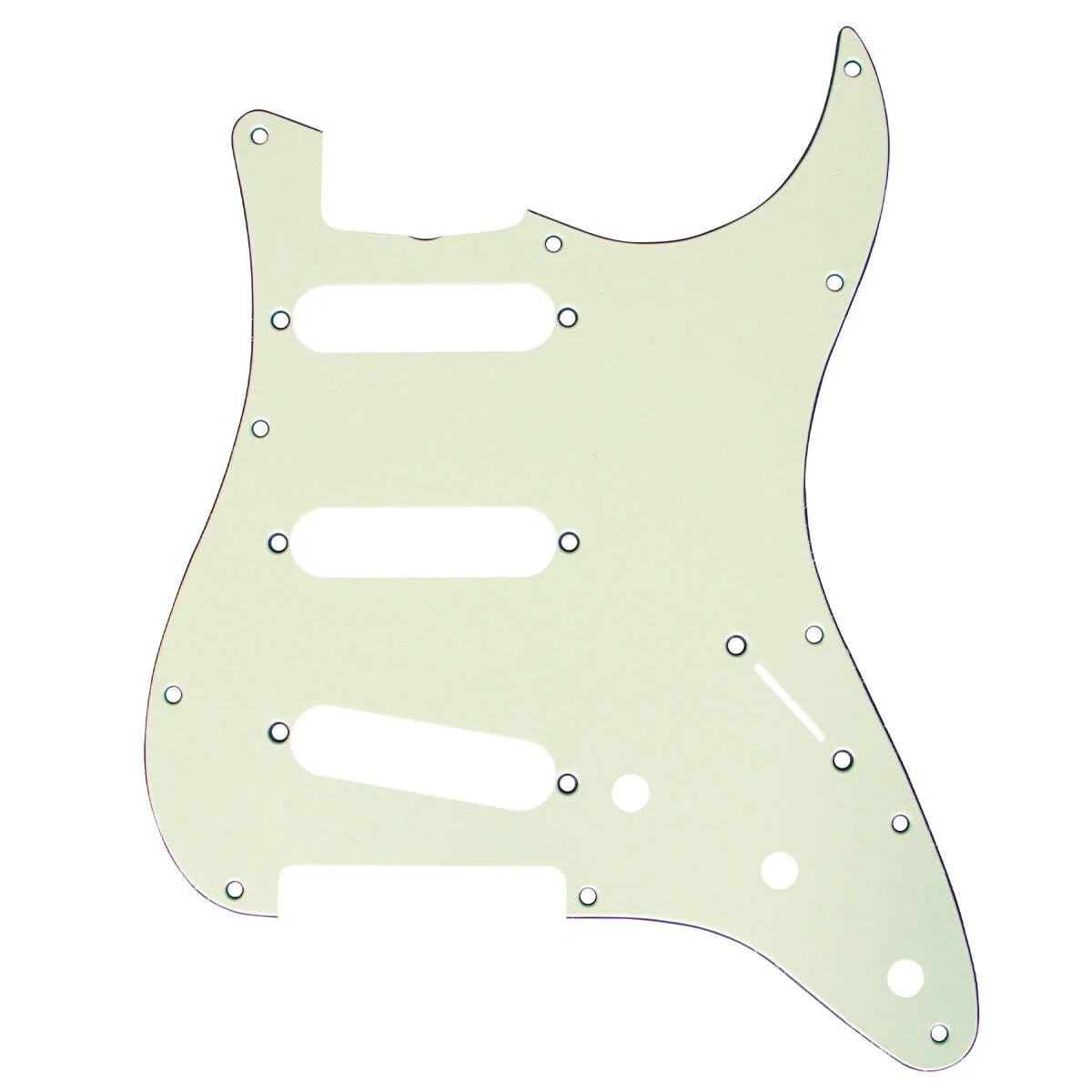 Mojotone Electric Guitar Pickguard for '62 Strat Mint Green 3 Ply