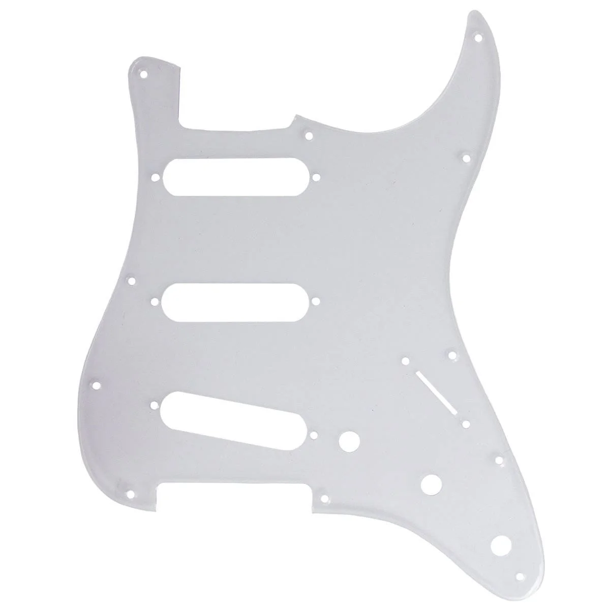 Mojotone Electric Guitar Pickguard for American Strat SSS Transparent