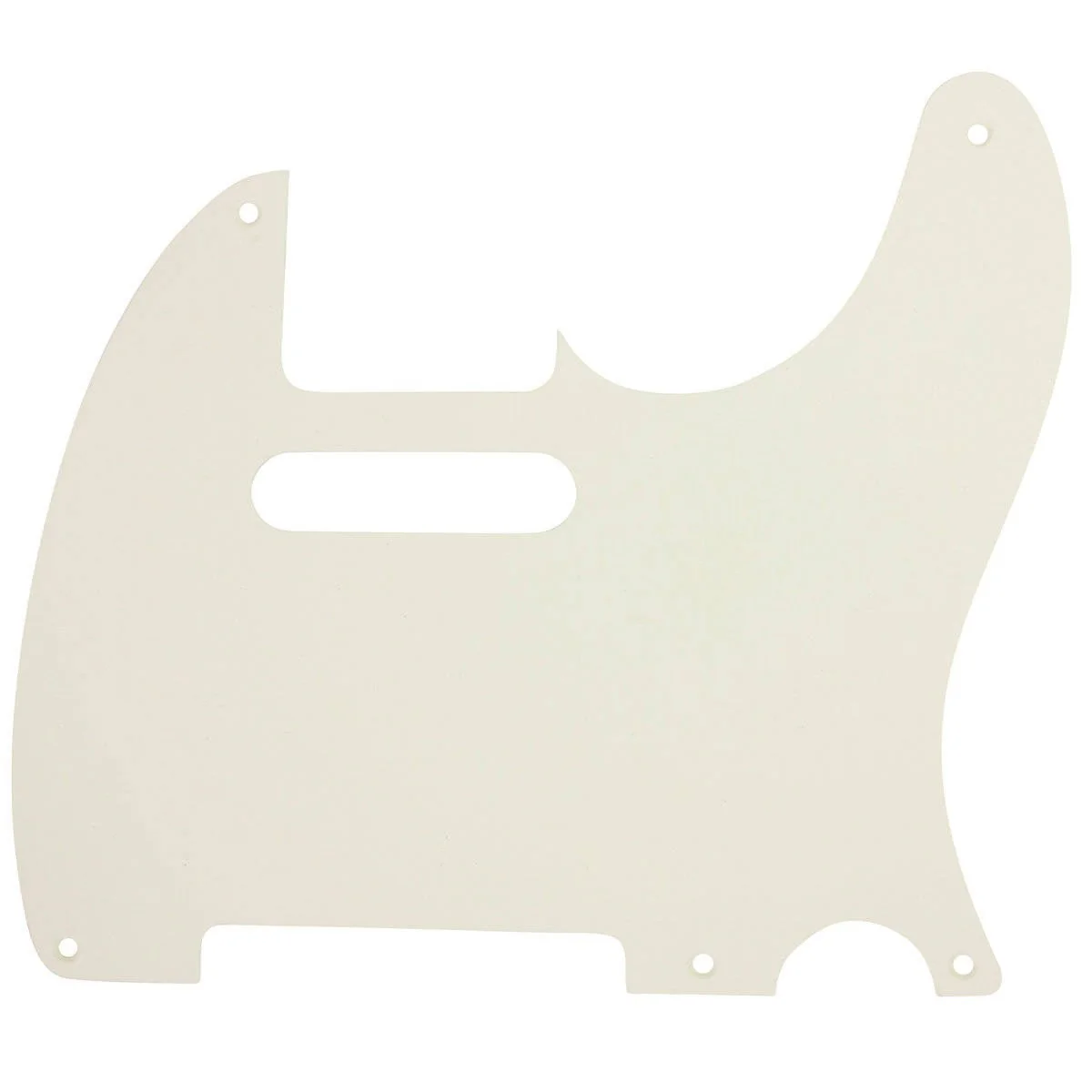 Mojotone Electric Guitar Pickguard for Tele 5 Hole Parchment 1 Ply