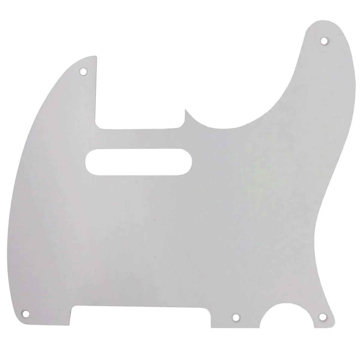 Mojotone Electric Guitar Pickguard for Tele 5 Hole White 1 Ply