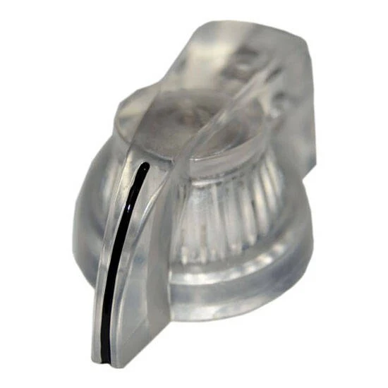 Mojotone Flat Topped Transparent Chicken Head Knob