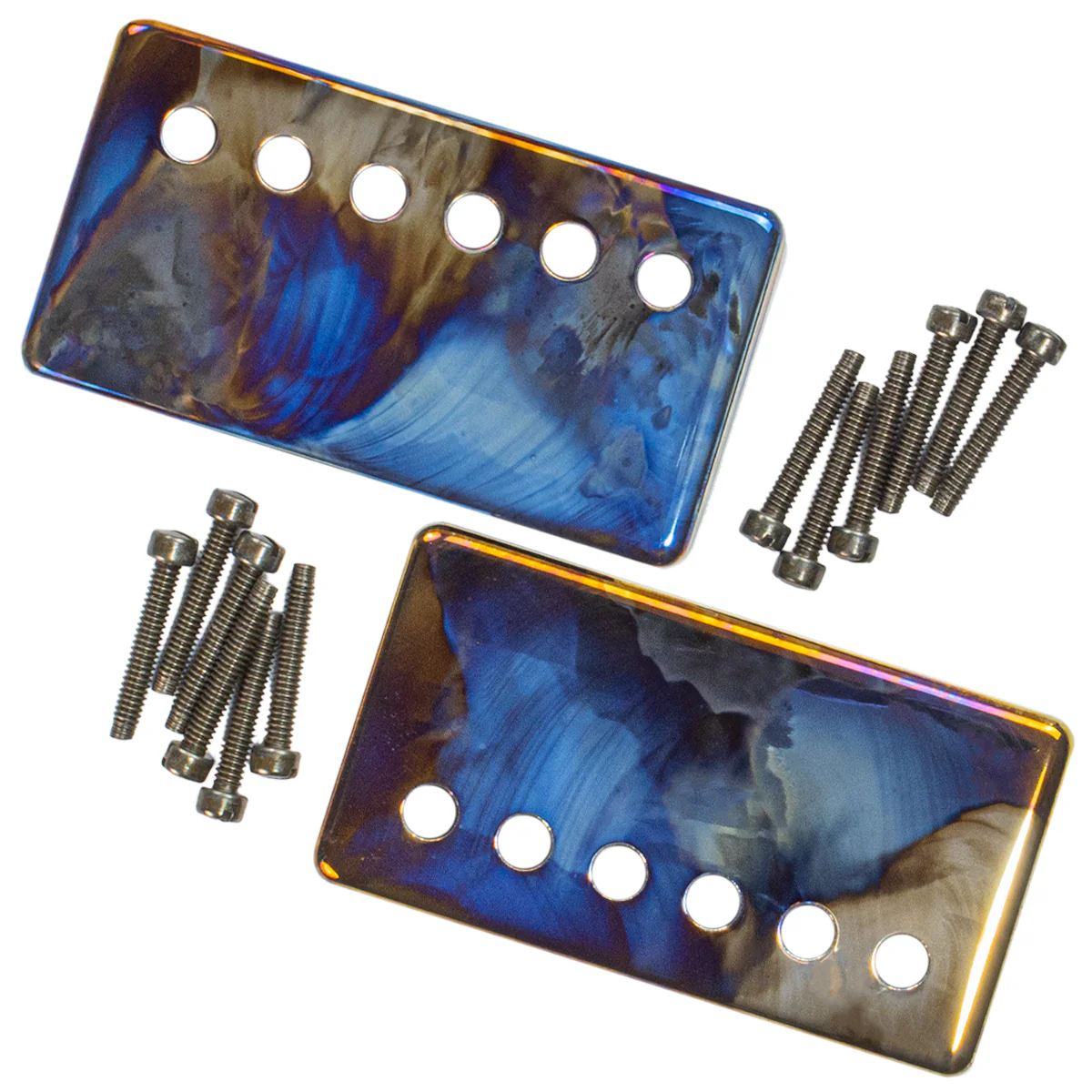 Mojotone Nebula 49.2mm Humbucker Pickup Cover and Polepiece Set