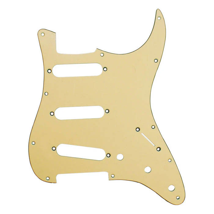 Mojotone Pickguard for '62 Strat Cream 3 Ply