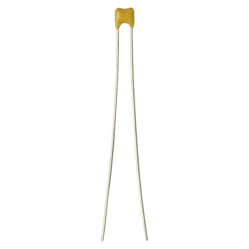 Monolithic 220pF 100V Radial Capacitor