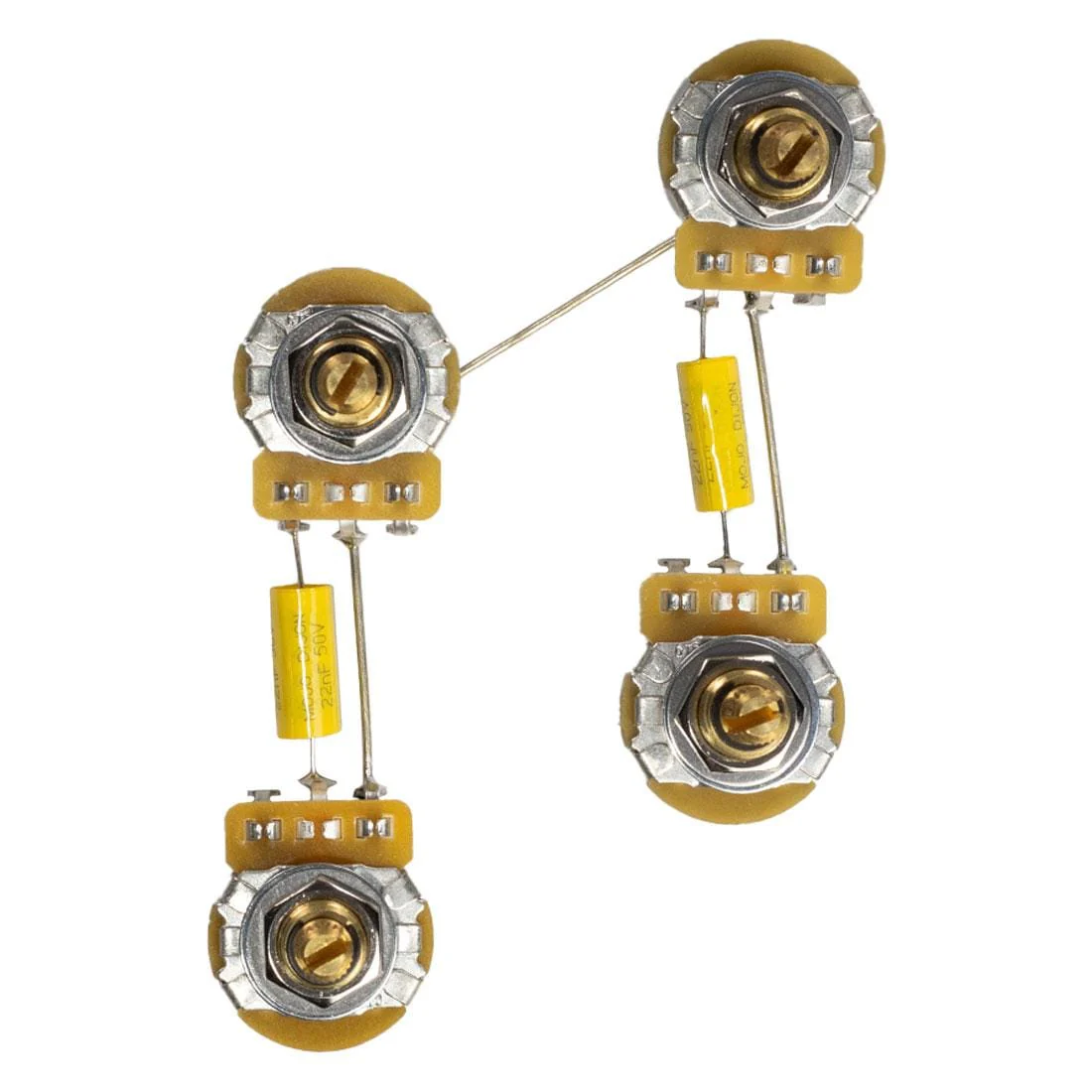Pre-Wired Les Paul Guitar Wiring Harness (Short Shaft) - Image 3