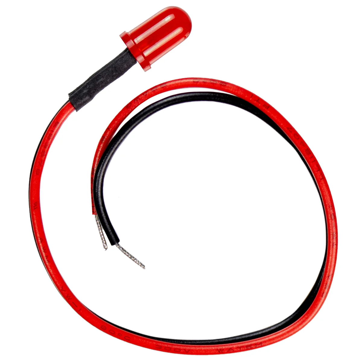 Red 5mm LED with Wire