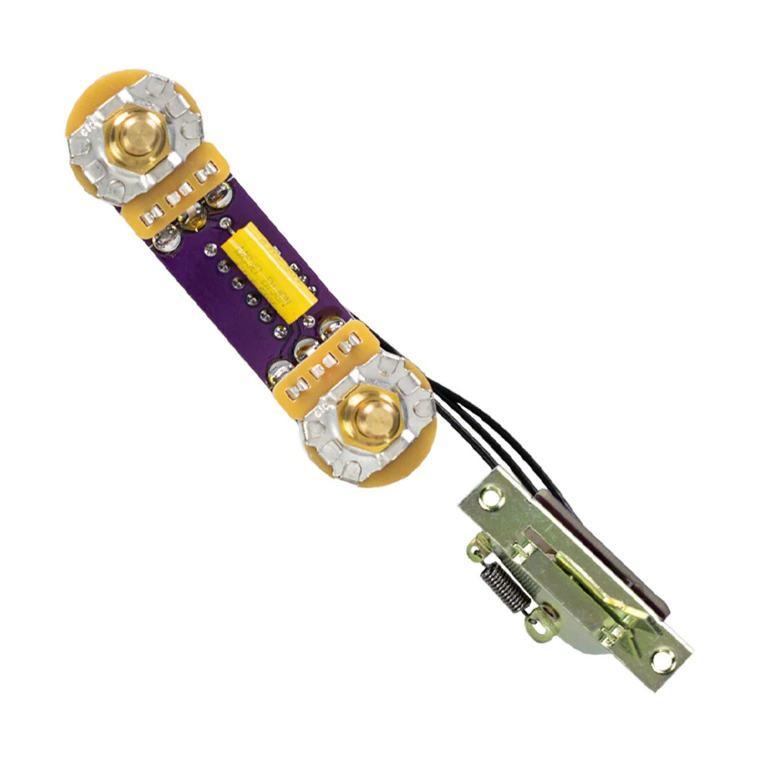 Solderless Convertible Tele 3-Way Guitar Wiring Harness- 500K Potentiometers Humbucker Pickup Version - Image 3