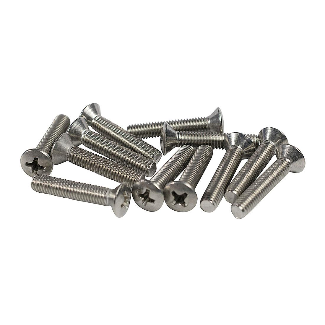 Stainless Oval Head Phillips Screw For Large Handle (Set of 12)