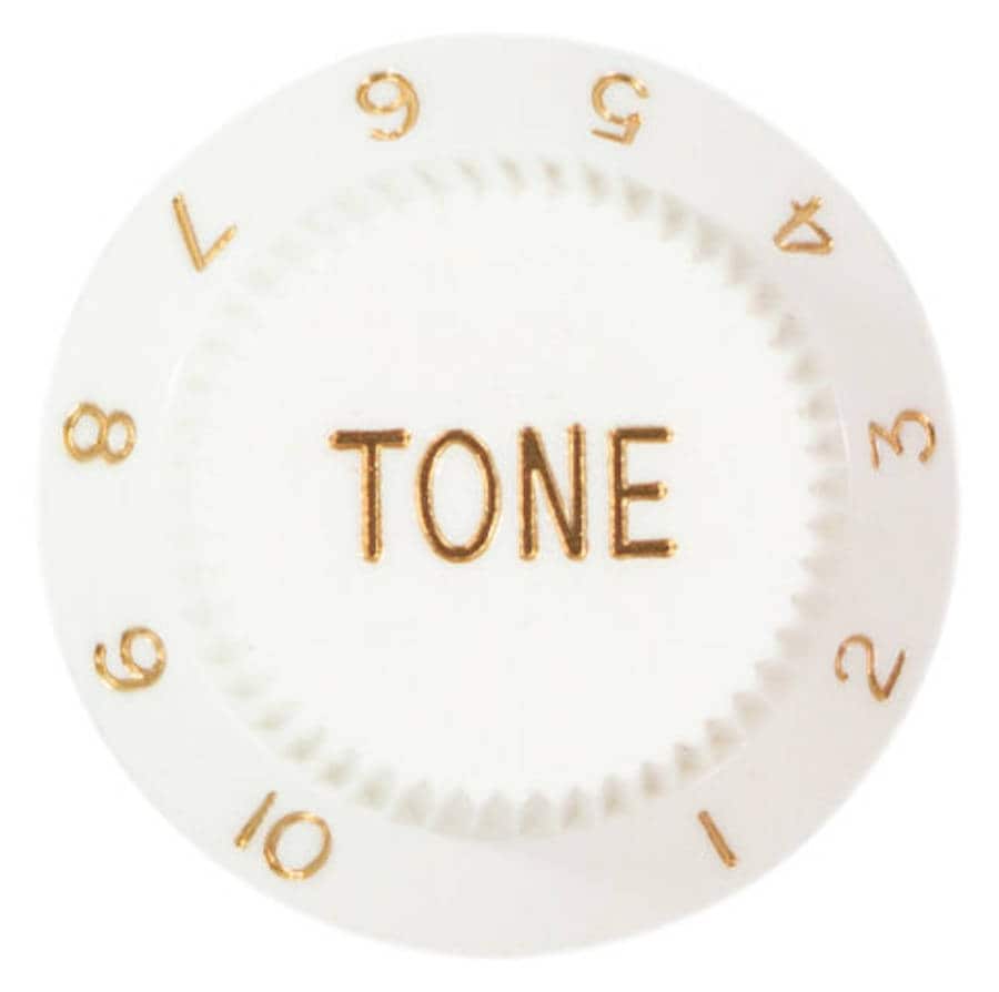 Strat Tone Knob (White)