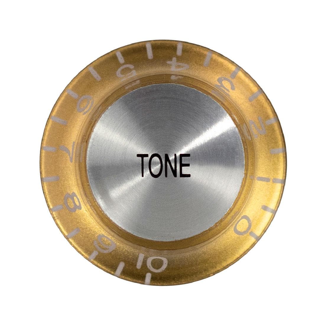 Top Hat Tone Knob (Gold/Silver)