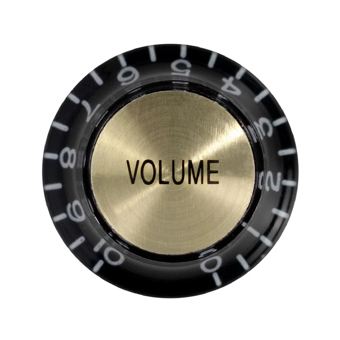 Top Hat Volume Knob (Black/Gold)